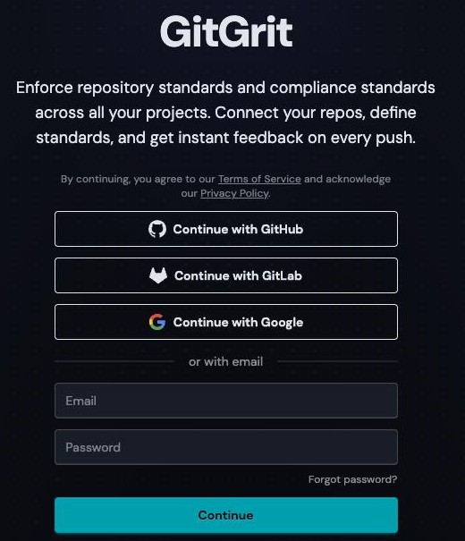 Sign in to GitGrit