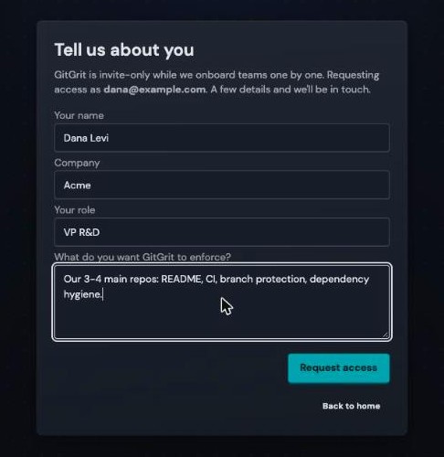 Tell us about you